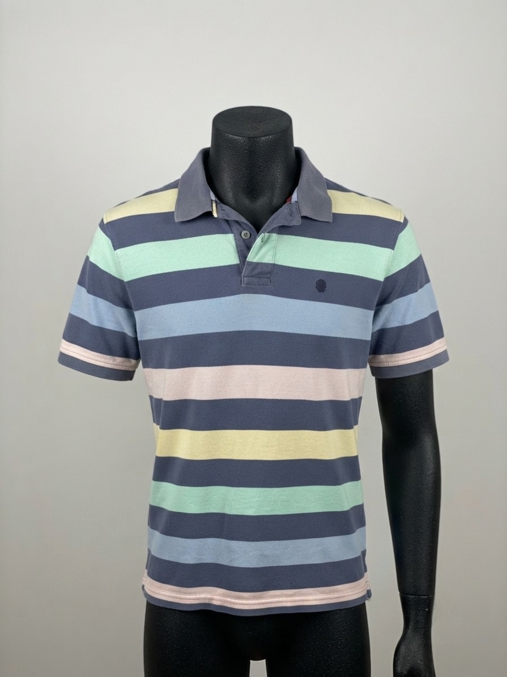 IZOD 🩵💚👌 90's Polo with Pastel Stripe Accents